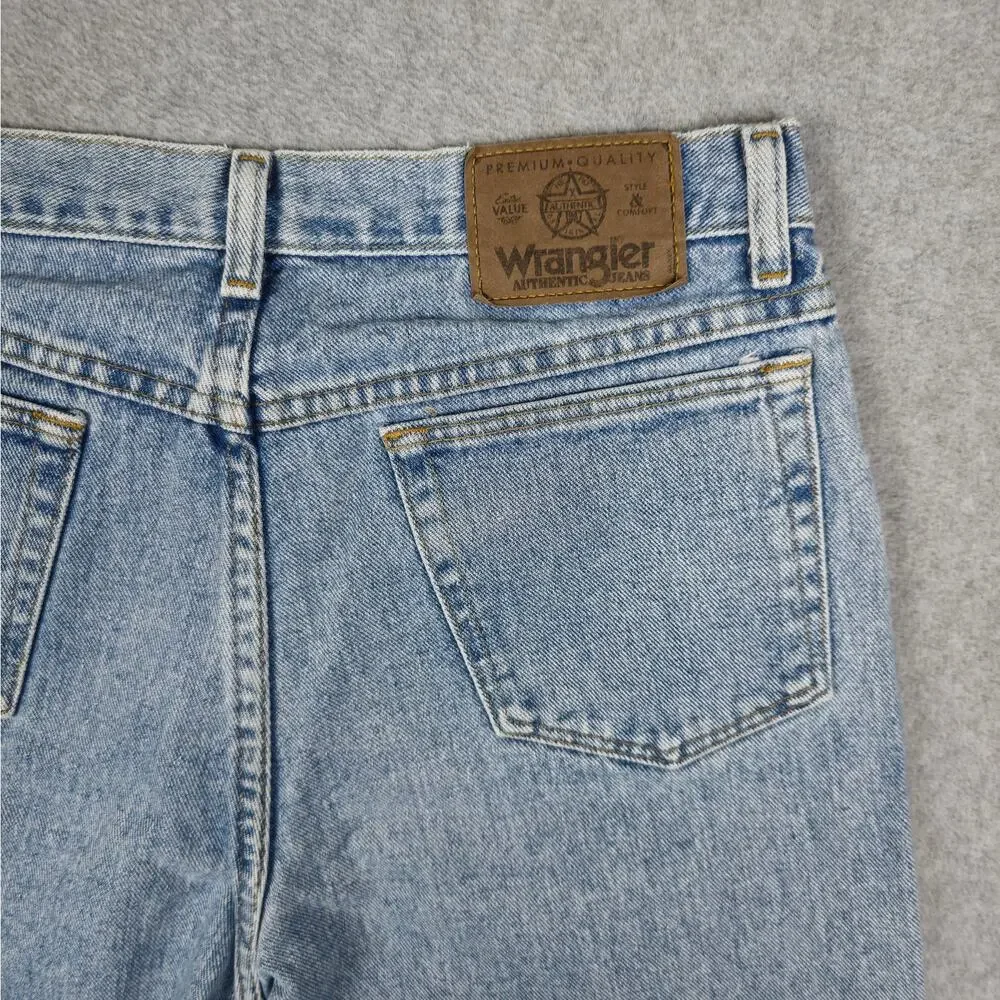 Wrangler Mens 31x32 Rugged Wear Classic Fit Jeans Light Wash Denim